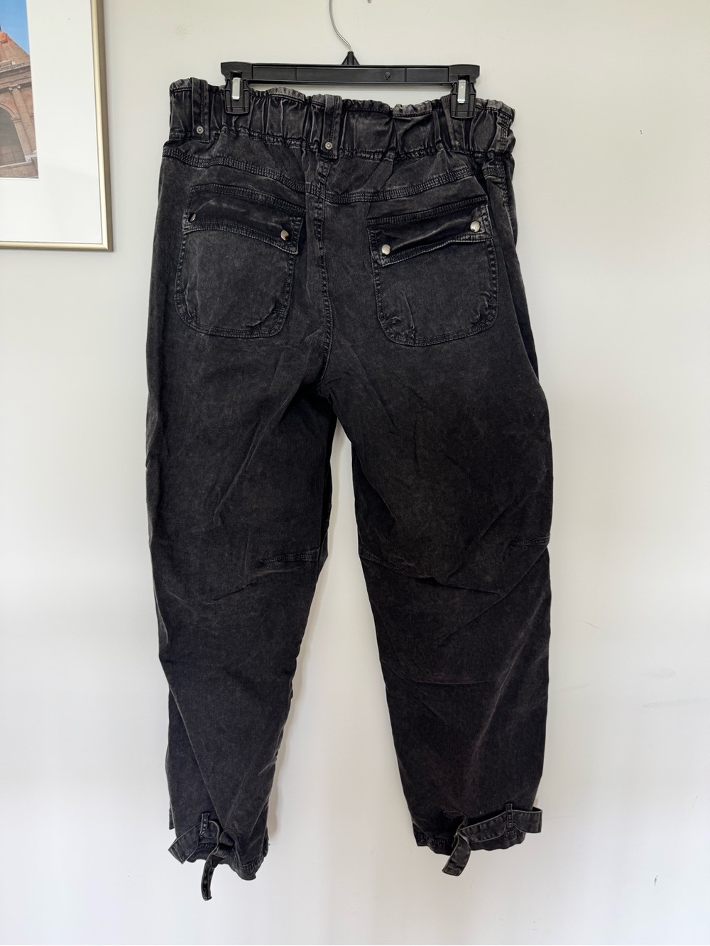 We The Free Black Washed Cargo Pants - Picture 3 of 6
